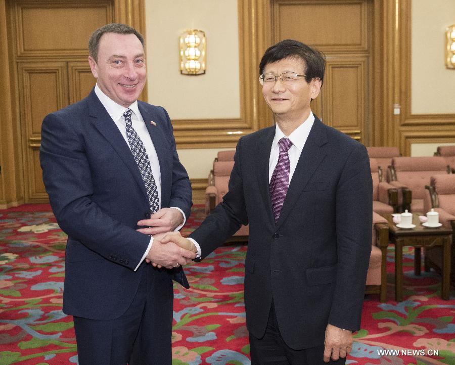  مسؤول صيني بارز: الصين تعتزم تعزيز التعاون مع بيلاروسيا