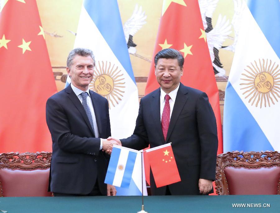 الصين والأرجنتين تتعهدان بتعزيز العلاقات الثنائية
