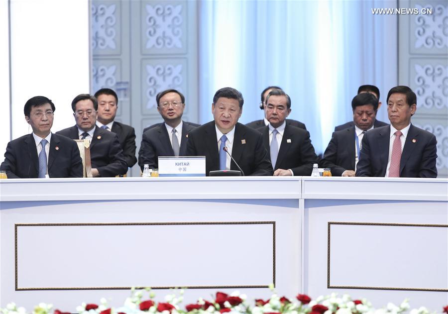 الصين تحث على التضامن والتعاون مع ضم منظمة شانغهاي للتعاون أعضاء جدداً