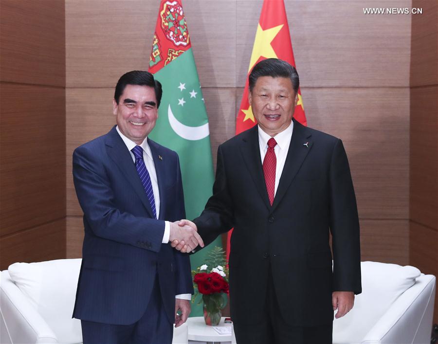 الرئيس الصيني يحث على المزيد من التعاون البراجماتي مع تركمانستان في إطار مبادرة الحزام والطريق