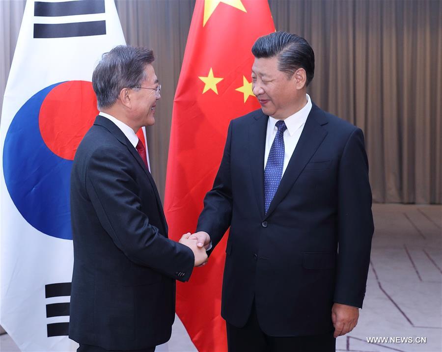 شي يقول إن الصين مستعدة للانضمام لكوريا الجنوبية لاستئناف التنمية الصحية للعلاقات