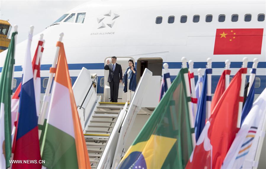 الرئيس الصيني يصل إلى هامبورغ لحضور قمة العشرين