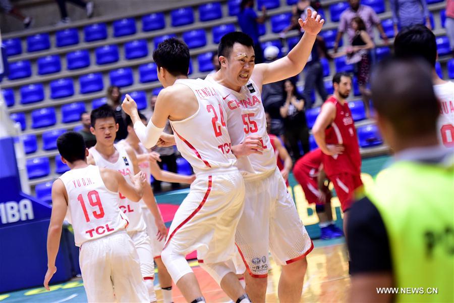 المنتخب الصيني يتأهل لربع نهائي كأس آسيا لكرة السلة