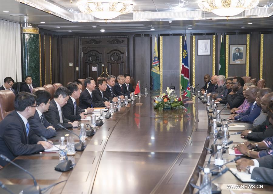 تقرير إخباري: نائب رئيس مجلس الدولة: الصين مستعدة للعمل مع ناميبيا لتحقيق تقدم أكبر في العلاقات