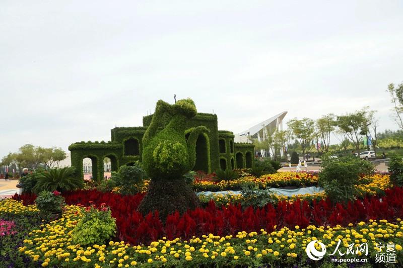 حديقة معرض الزهور بينتشوان تتزين لاستقبال الزوار