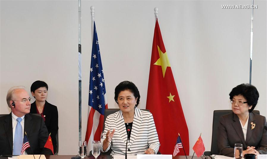 نائبة رئيس مجلس الدولة: تعميق التعاون الصحي بين الصين والولايات المتحدة يفيد العالم