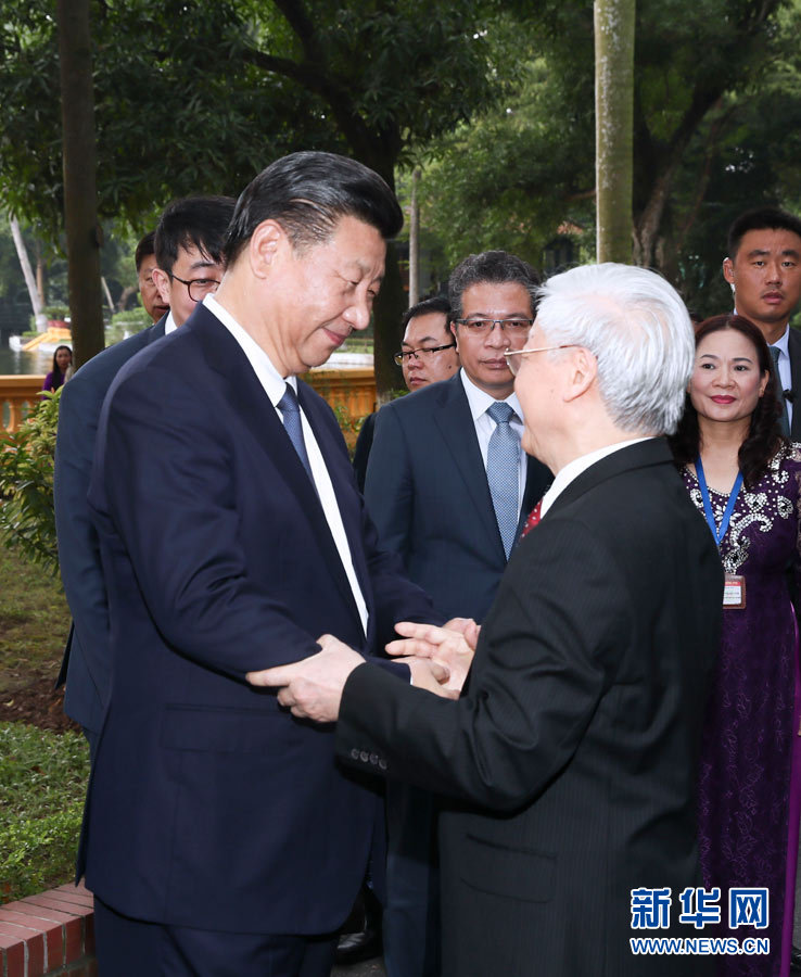 الرئيس الصيني يشيد بالعلاقات القوية بين الصين وفيتنام