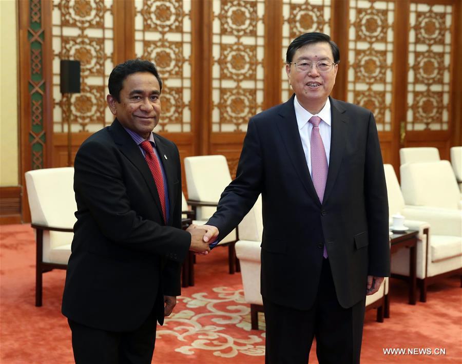 الصين والمالديف تتفقان على تعزيز التبادلات البرلمانية