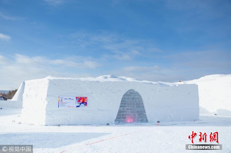 بالصور: فندق الجليد والثلوج الرومانسي في منغوليا الداخلية 