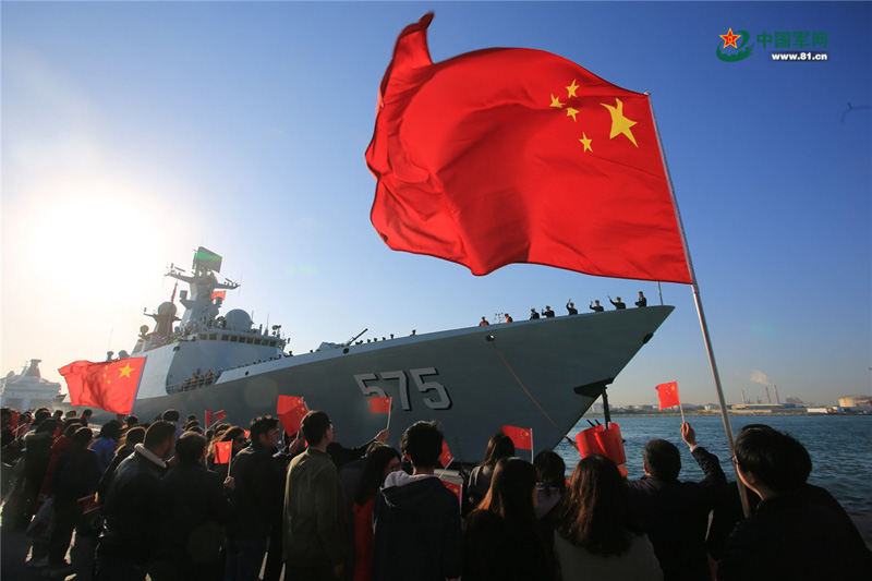 أسطول حراسة صيني يصل إلى تونس في زيارة ودية