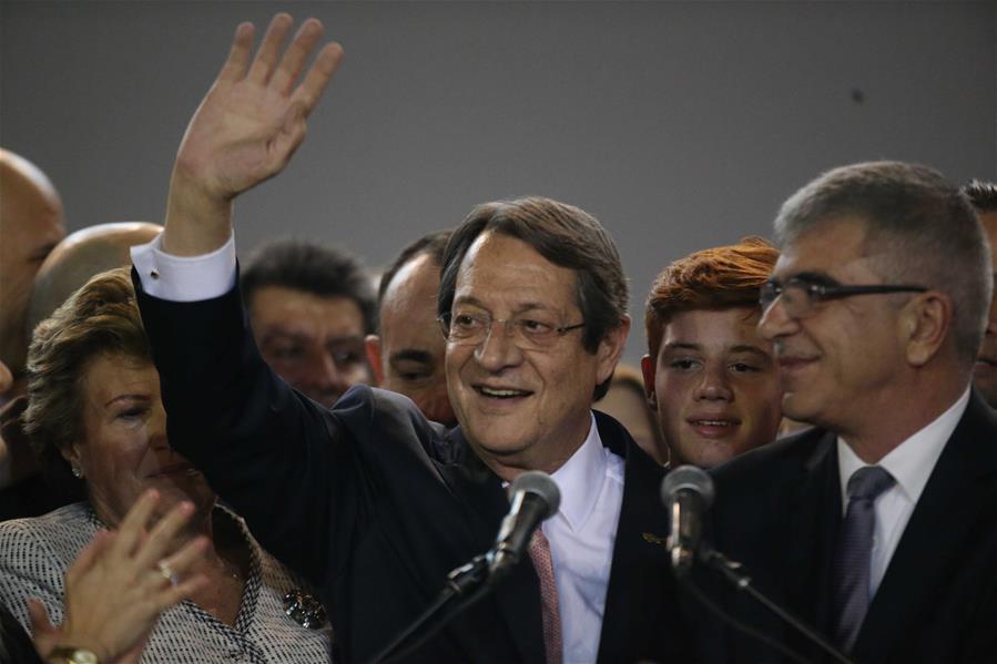 انتخاب الرئيس القبرصي الحالي لفترة رئاسية ثانية