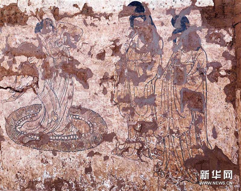 اكتشاف أقدم لوحة جدارية لأسرة تانغ الحاكمة