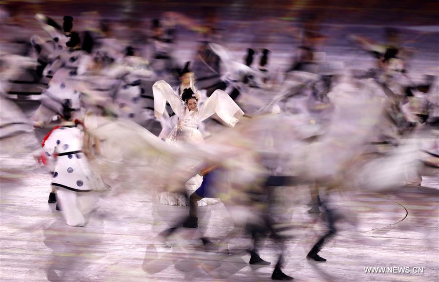 افتتاح دورة الألعاب الأولمبية الشتوية في بيونغتشانغ بحفل باهر