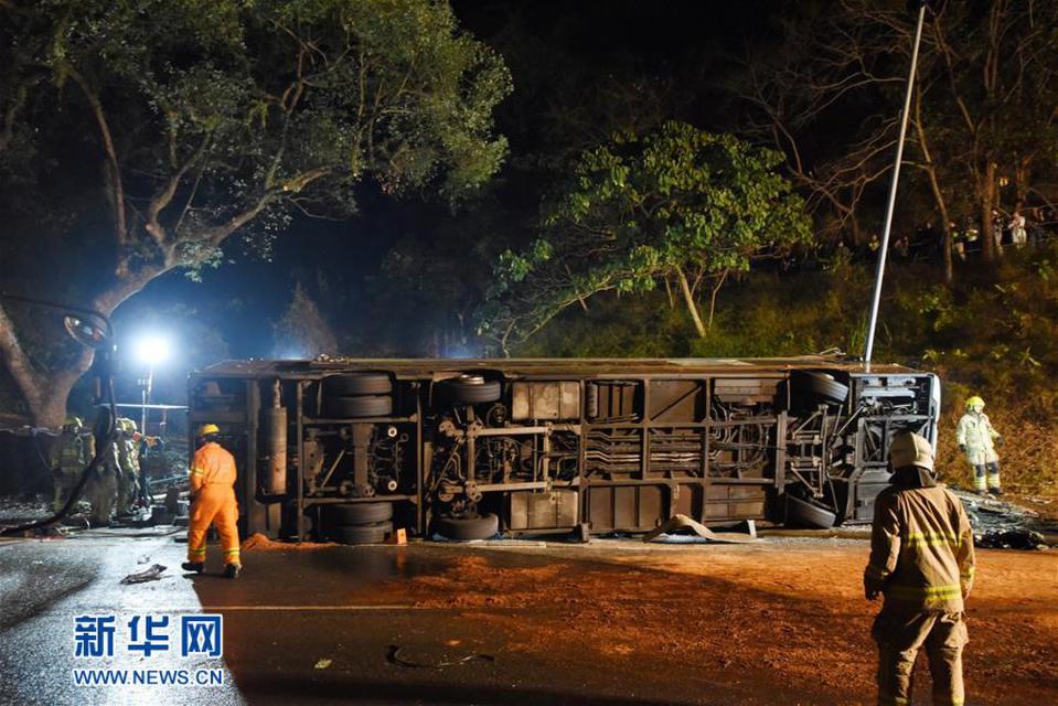مصرع 19 شخصا على الأقل في حادث مروري بهونغ كونغ