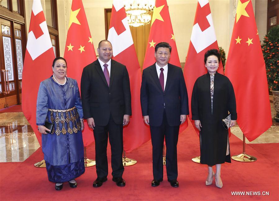 الصين وتونجا تتفقان على تعزيز الشراكة الاستراتيجية