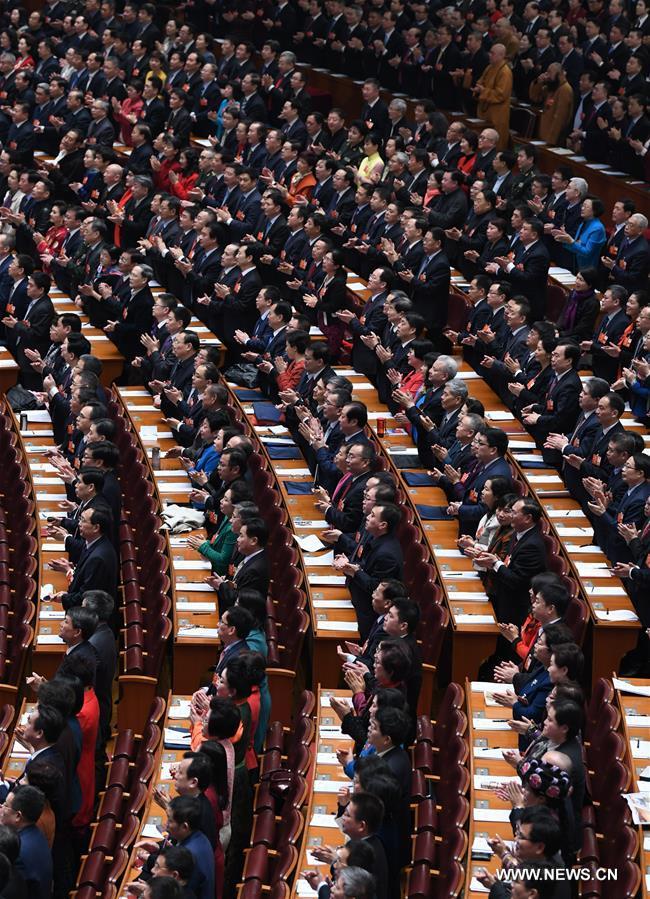 افتتاح الدورة السنوية لأعلى جهاز استشاري سياسي في الصين