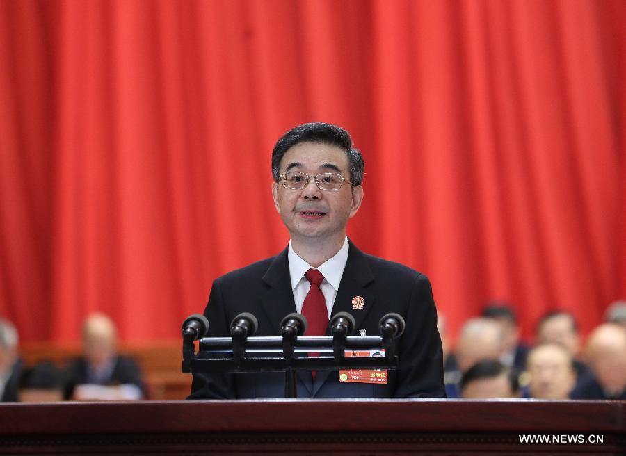 رئيس المحكمة العليا: المحاكم الصينية تعتزم حماية حقوق الملكية على نحو أفضل