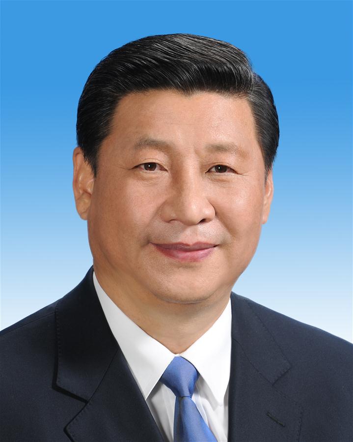 شي جين بينغ -- رئيس جمهورية الصين الشعبية ورئيس اللجنة العسكرية المركزية للبلاد