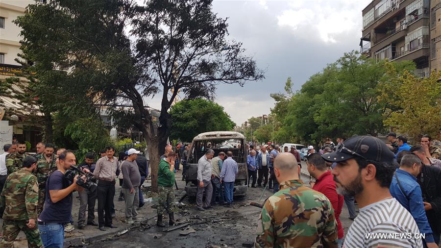 سوريا: قتيلان و14 جريحا في سقوط قذائف صاروخية على دمشق