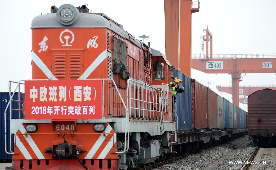 1.29 مليار طن نقلتها قطارات الشحن الصينية في أول 4 شهور من 2018