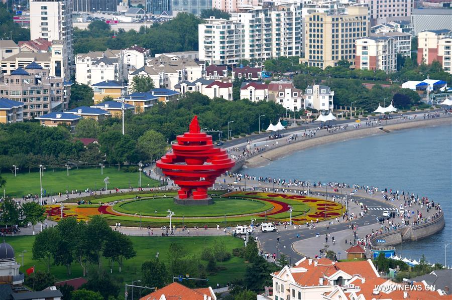 مدينة تشينغداو الساحلية الجميلة على الاستعداد لقمة منظمة شانغهاي للتعاون