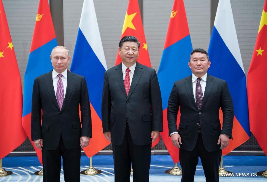 الصين وروسيا ومنغوليا تتعهد بتعزيز التعاون الثلاثي