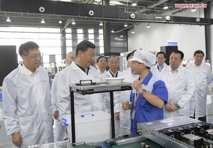تقرير اخباري: الرئيس شي يحث على بذل جهود لتعزيز قدرات الابتكار في التنمية الاقتصادية والاجتماعية
