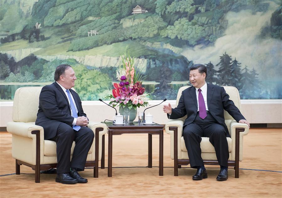 تقرير اخباري: الرئيس الصيني يجتمع مع وزير الخارجية الأمريكي