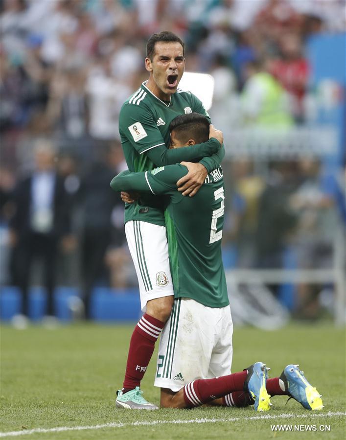 المكسيك تفوز على ألمانيا 1-0 في مباراتهما الأولى بكأس العالم في روسيا