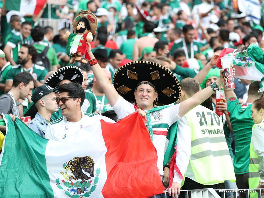 المكسيك تفوز على ألمانيا 1-0 في مباراتهما الأولى بكأس العالم في روسيا