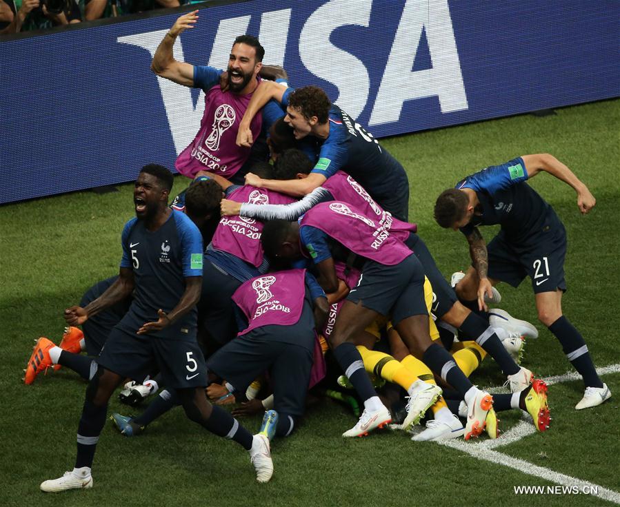 نهائي كأس العام 2018 بين فرنسا وكرواتيا