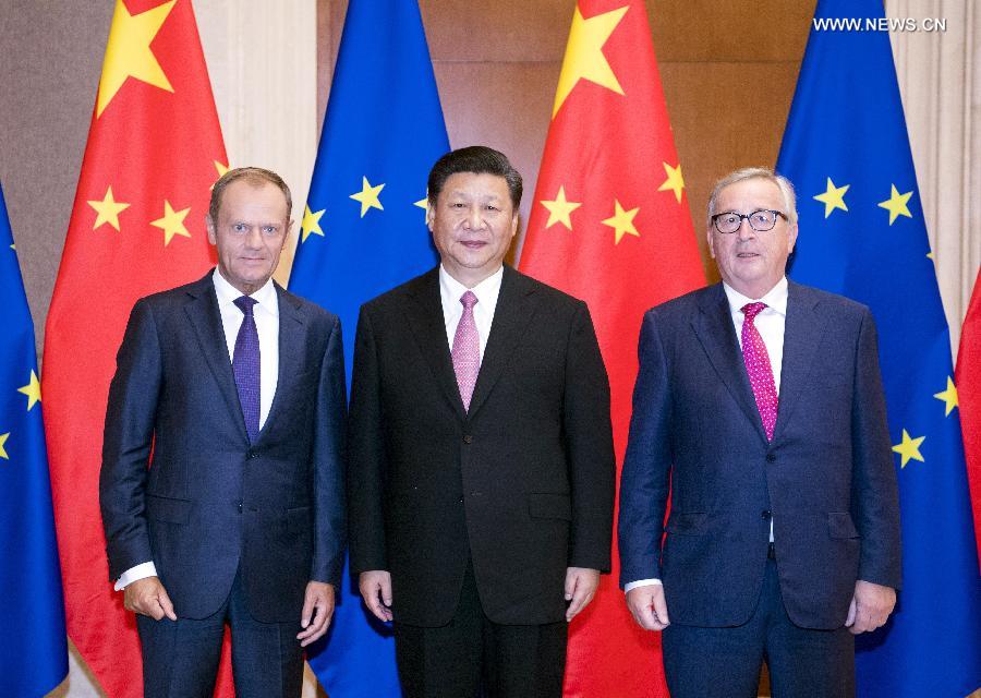 الرئيس الصيني يحث على شراكة أوثق بين الصين والاتحاد الأوروبي