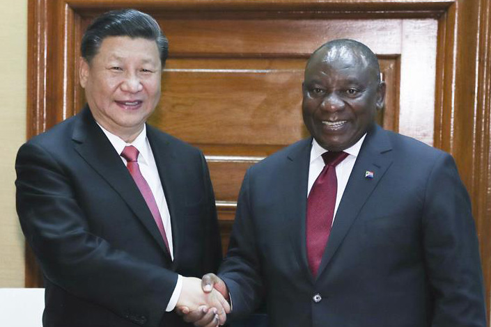 الصين وجنوب افريقيا تتفقان على تعزيز العلاقات الثنائية