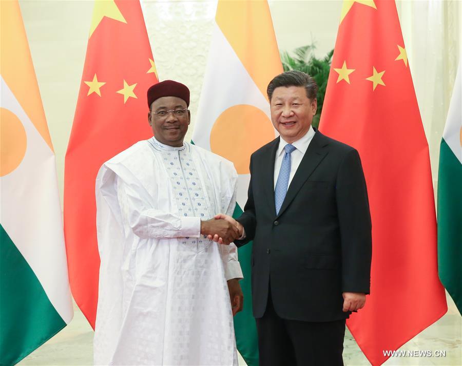 الرئيس شي يلتقي رئيس النيجر 