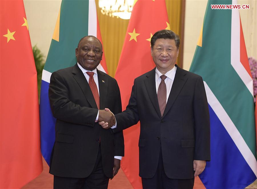 الصين وجنوب أفريقيا تتفقان على الارتقاء بالعلاقات نحو مستوى جديد