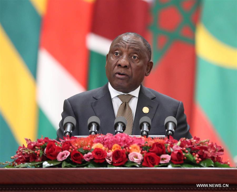 رئيس جنوب افريقيا يرفض المزاعم بشأن ما يسمى 