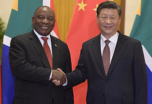 الصين وجنوب أفريقيا تتفقان على الارتقاء بالعلاقات نحو مستوى جديد