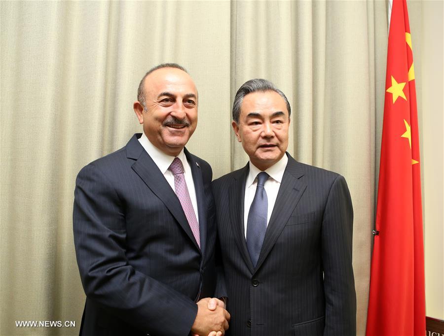 وزيرا خارجية الصين وتركيا يتعهدان بتدعيم التعاون