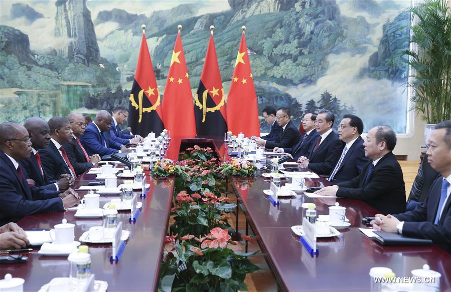 الصين تتطلع إلى رفع مستوى تعاونها مع أنجولا