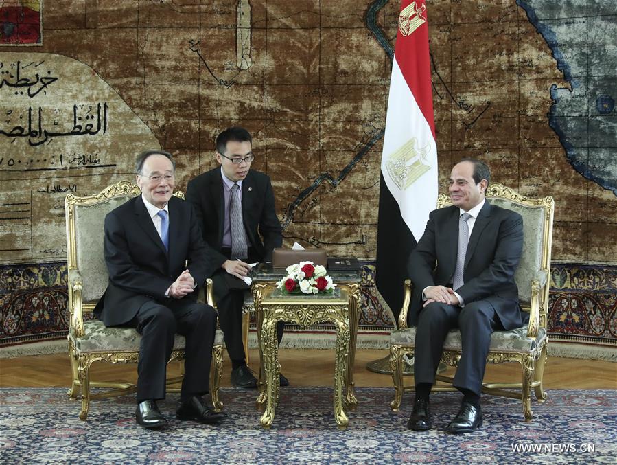 الصين ومصر تتفقان على تعزيز التعاون التنموي بينهما