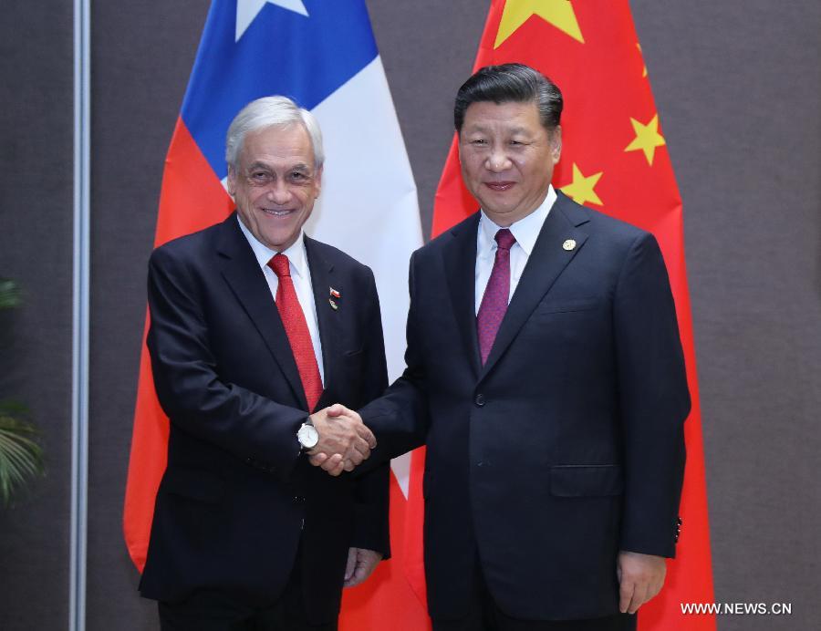 شي يلتقي رئيس تشيلي ويتعهد بعلاقات أوثق