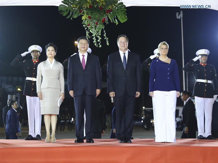 الرئيس الصيني يصل إلى بنما في زيارة دولة