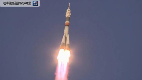 روسيا تطلق مركبة فضاء مأهولة إلى محطة الفضاء الدولية بنجاح