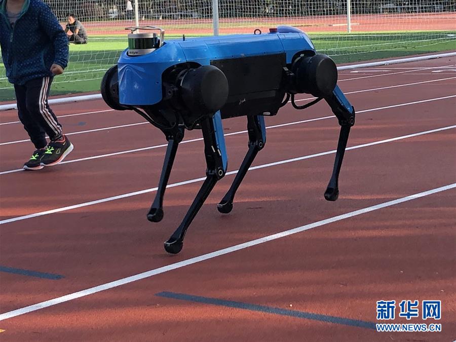 الصين تُصْدر روبوتاً رباعي الأرجل قادرا على الجري وصعود الأدراج