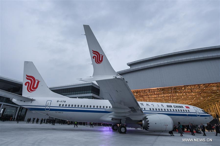 مشروع بوينج تشوشان في الصين يسلم أول طائرة من طراز بيونج 737