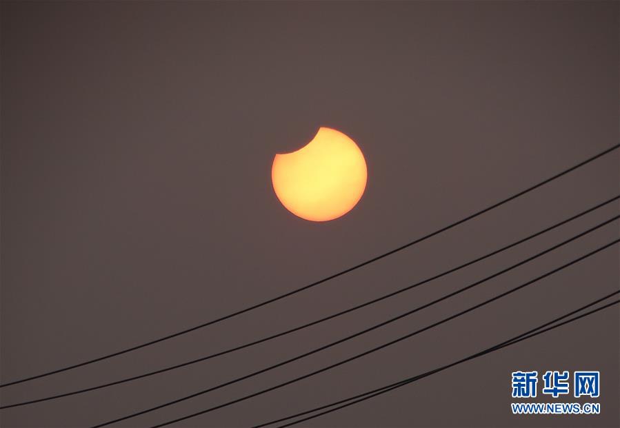 الصين تسجل أول كسوف جزئي للشمس في العام الحالي
