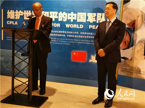 افتتاح معرض حول مساهمات الصين في حفظ السلام في مقر الأمم المتحدة