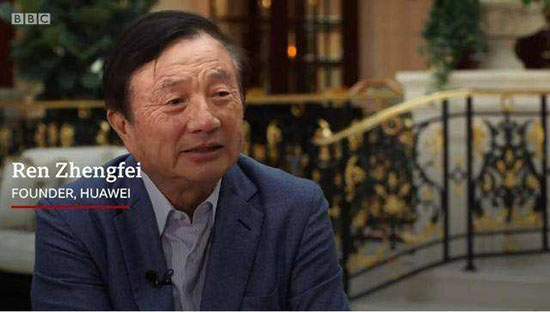 مؤسس شركة هواوي رن تشنغ فاي لبي.بي.سي: لا يمكن للولايات المتحدة تدميرنا