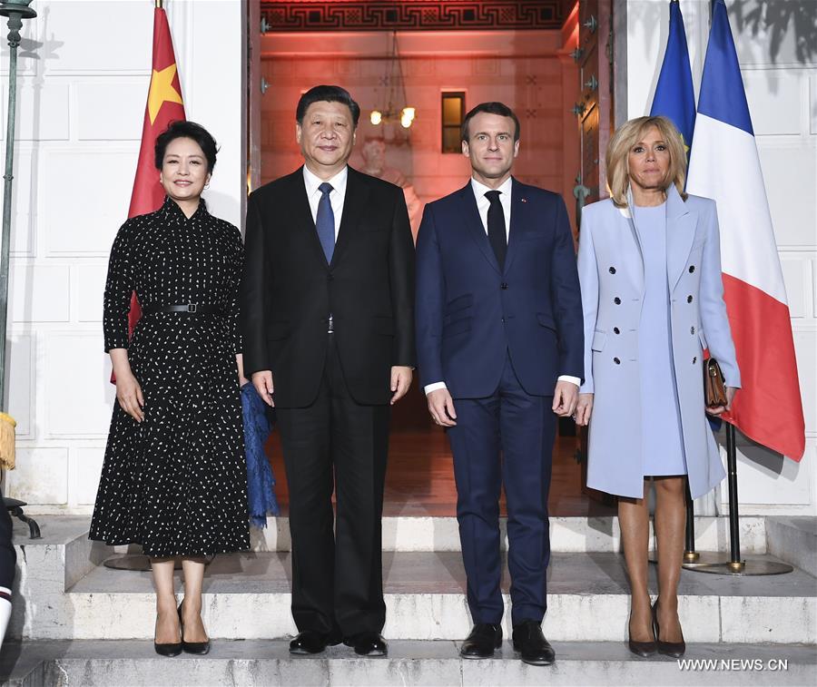 الرئيس شي يجتمع مع ماكرون ويؤكد على أهمية الحفاظ على علاقات سليمة بين الصين وفرنسا