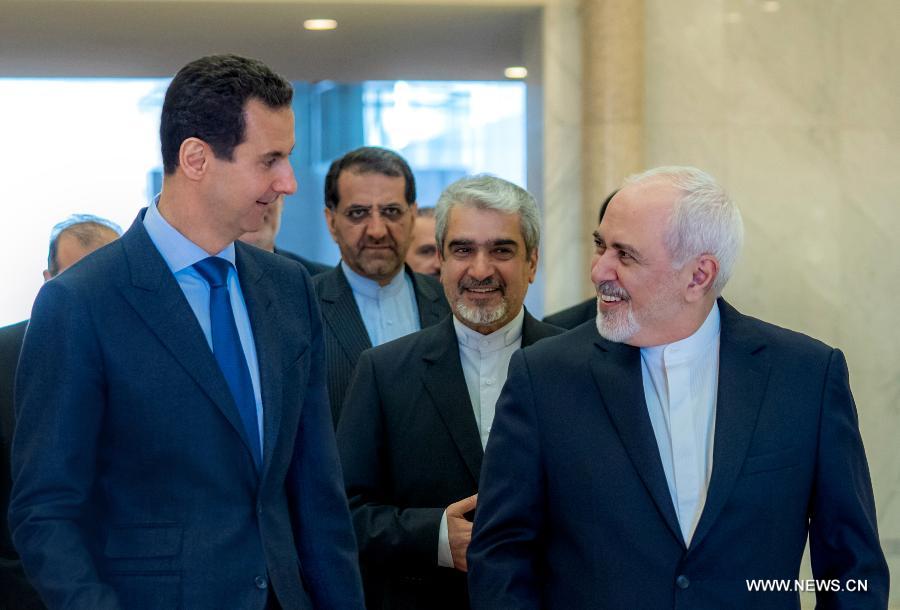 الرئيس السوري ووزير الخارجية الإيراني يبحثان متغيرات الأوضاع في المنطقة